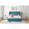 Queen Size Storage Bed with Wingback Headboard and Big Drawer - 3 of 4