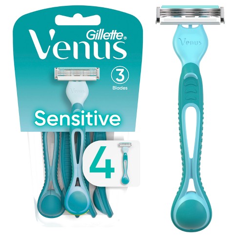 Gillette Venus Sensitive Disposable Razors for Women with Sensitive Skin,  Delivers Close Shave with Comfort, 6 Count (Pack of 1)