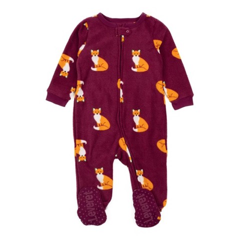 Leveret Kids Footed Fleece Moose Pajamas – Leveret Clothing