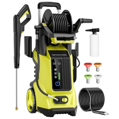 SKONYON 3300PSI 2.6 GPM Electric High Pressure Washer with LED Control and 4 Quick Connect Nozzles