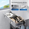 Winado 36 x 24 in. Stainless Steel Work Table with 2 Drawers - 3 of 4