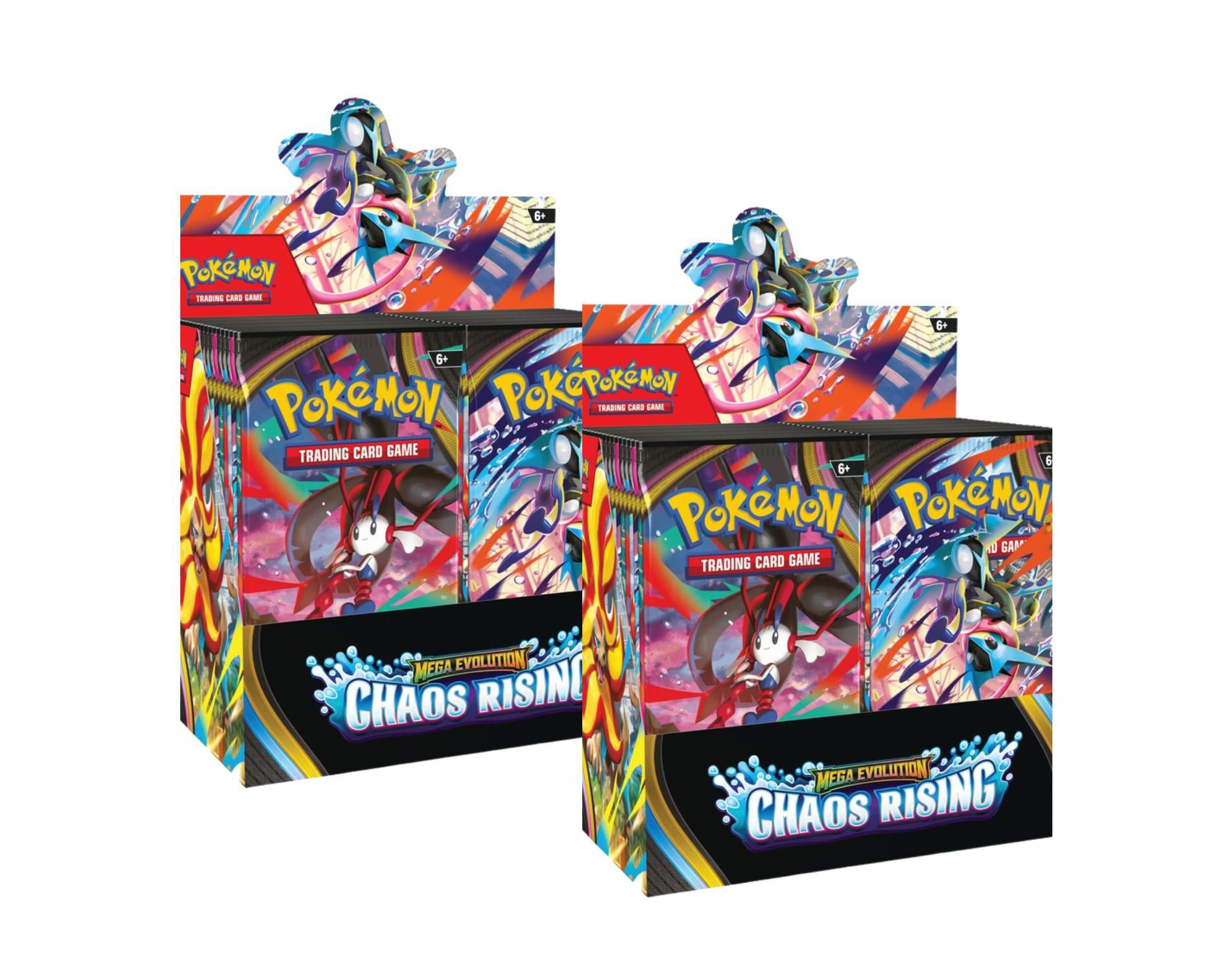 Pokemon ME4 Mega Evolution Chaos Rising Booster Boxes (2-Pack)