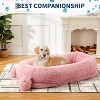 Human Dog Bed, Large Dog Bed with Blanket, Storage Pockets, Portable Handle, Removable Cover - 3 of 4