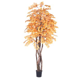Vickerman Artificial Golden Aspen Executive Tree - 1 of 4