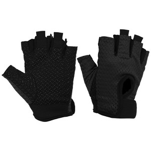 Unique Bargains Breathable Sun Protection Non-Slip Outdoor Fishing Gloves 1 Pair - 1 of 4