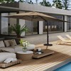 CASAINC 10x13 ft Square Cantilever Umbrella With 4-Piece Base Included - 2 of 4
