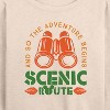 Women's - Disney - Adventure Begins Lightweight French Terry Wide Neck Long Sleeve Shirt - 2 of 4