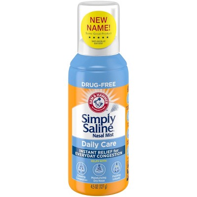 Simply Saline Nasal Care Daily Relief Mist Spray - 4.5oz