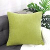 PiccoCasa Luxury Corduroy Corn Striped Cushion Soft Throw Pillow Case - 2 of 4
