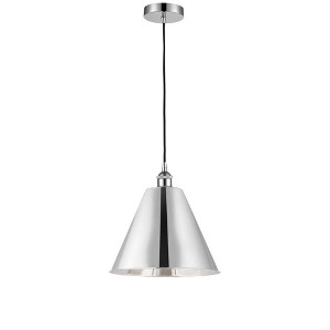 Edison Cone - 1 Light Cord Hung Mini Pendant In Industrial Style-14.75 Inches Tall and 12 Inches Wide - 1 of 1