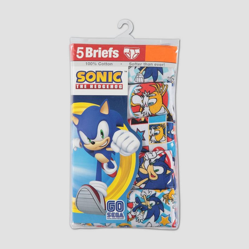 Boys' Sonic the Hedgehog 5pk Briefs, 3 of 3