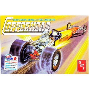 Skill 2 Model Kit 1934 Copperhead Rear-Engine Double A Fuel Dragster 1/25 Scale Model by AMT - 1 of 4