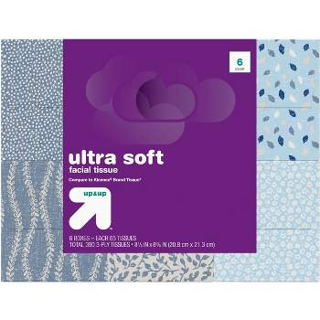 Ultra Soft™ Facial Tissues Cube Box for Faces and Hands