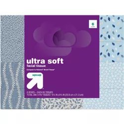 Ultra Soft Facial Tissue - 6pk/65ct - up & up™