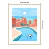 Amanti Art Tenerife by Petra Lizde Wood Framed Wall Art Print - 3 of 4