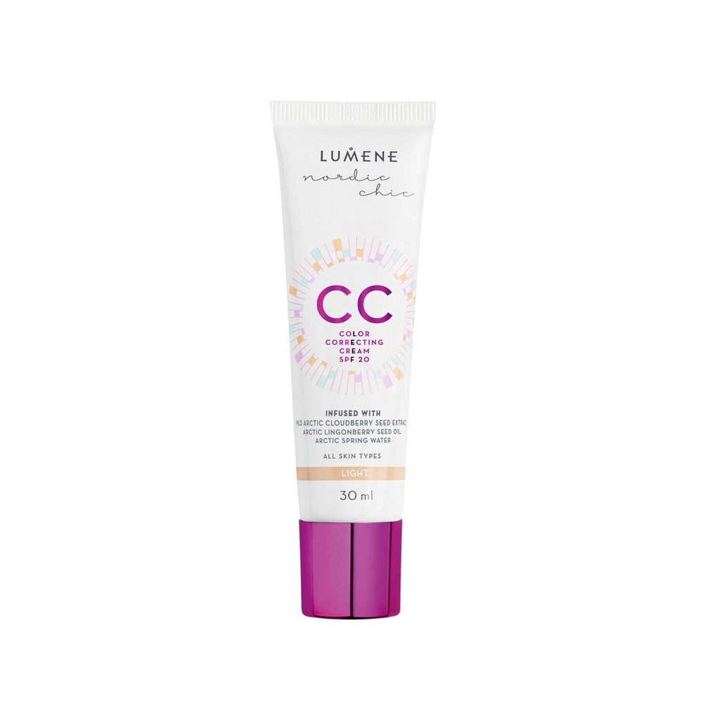 Lumene Nordic Chic Light CC Color Correcting Cream - SPF 20 - 1oz