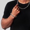 West Coast Jewelry Men's Beveled Edge Large Nautical Oval Link Chain Bracelet - 2 of 4