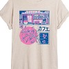 Women's - Instant Message - Japanese Panels Oversized Graphic T-Shirt - 2 of 4