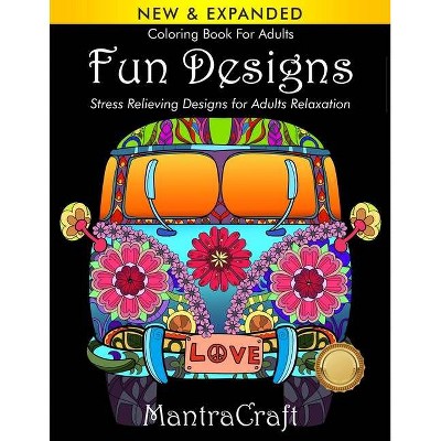 Coloring Book For Adults - (Mantracraft Coloring Books) by  Mantracraft (Paperback)