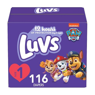 Luvs Pro Level Leak Protection Diapers Big Pack - Size 1 - 116ct