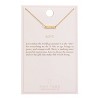 Tiny Tags 14K Gold Ion Plated Love Bar Chain Necklace - Gold - 2 of 3