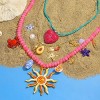Boho Beach Necklace – Sea Shell & Star Pendant Multi-Chain Jewelry for Women - 3 of 4