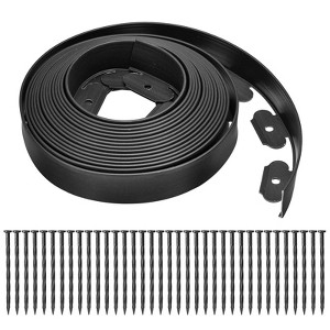 Unique Bargains Flexible Durable Maintenance-Free DIY Landscape Edging 1 Pc - 1 of 4