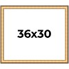 PosterPalooza | Traditional Gold Picture Frame - UV Acrylic, Backing Board, Hanging Hardware Included - 2 of 4