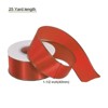 Unique Bargains Double Face Wide Satin Ribbon with Gold Edges for Wedding Bouquet - 2 of 4
