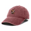 Dalix Capybara Donut Cap Embroidered Dad Baseball Hat Cotton Adjustable Womens - 4 of 4