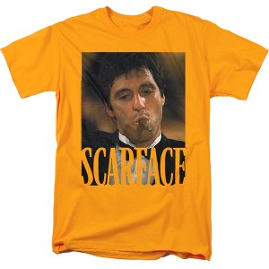 Scarface Smoking Cigar Adult T-Shirt - 1 of 4