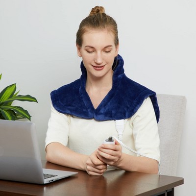 Weighted Heating Pad for Neck and Shoulders, Large Electric Fast Heating Pad for Pain Relief and Deep Pressure Therapy for Neck Pain and Cramps