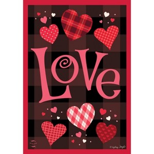Briarwood Lane Hearts of Love Valentine's Day House Flag 28" x 40 - 1 of 4