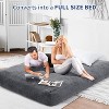 Giant Bean Bag Bed, Convertible Bean Bag Chair Bed from Beanbag to Floor Mattress, Foam Filled Large Couch Sofa Bed with Corduroy Cover - 4 of 4