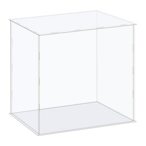 Unique Bargains Acrylic Self-Assembly Dustproof Collectibles Display Cases - 1 of 3