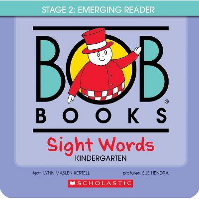 Bob Books - Sight Words Kindergarten Box Set Phonics, Ages 4 and Up, Kindergarten, Flashcards (Stage 2: Emerging Reader) - by  Lynn Maslen Kertell