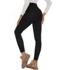 Clearlove Women Fleece Lined Leggings High Waisted Warm Thermal Winter Thick Yoga Pants - 3 of 4