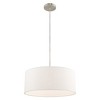 Livex Lighting Meridian 1 - Light Chandelier in  Brushed Nickel - 4 of 4