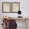Stupell Industries Boho Botanical Leaf Silhouette 2pc Floating Frame Art Set - 3 of 4