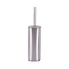 Moda at Home Bryant Powder Coated Toilet Bowl Brush Holder with Handle Silver - 3 of 4