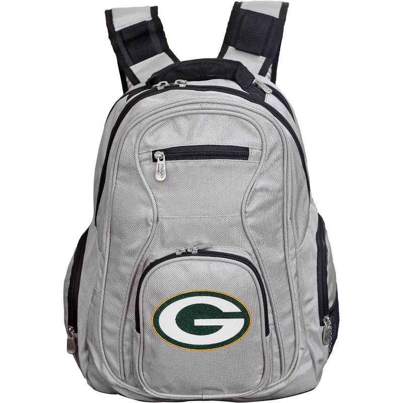 NFL Green Bay Packers Premium 19&#34; Laptop Backpack - Gray, 1 of 2