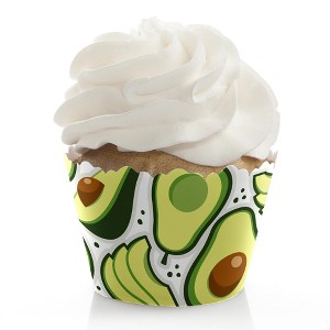 Big Dot of Happiness Hello Avocado - Fiesta Party Decorations - Party Cupcake Wrappers - Set of 12 - 1 of 4