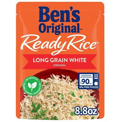 Ben's Original Ready Rice White Rice Microwavable Pouch - 8.8oz