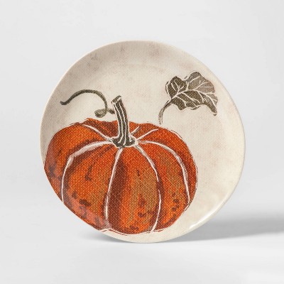 7.8 Melamine Fall Pumpkin Salad Plate Threshold BrickSeek