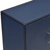 Sideboard Buffet Cabinet, Modern Kitchen Storage Cabinet With 4 Doors, Accent Sideboard Cabinet With Metal Cross-leg For Hallway Living Room - 4 of 4