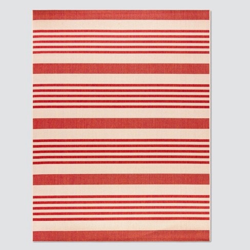 Outdoor deals rugs red