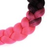 Unique Bargains Helmet Decor Gradient Pigtail 22.83" - 3 of 4