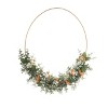 Transpac Artificial 22.05 in. Green Harvest Dried Citrus Hoop Wreath - 2 of 4