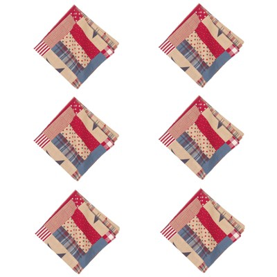 C&F Home Bennington July 4th Napkin Set of 6