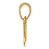 Black Bow Jewelry 14k Yellow Gold Small Playing Dog Pendant - 2 of 4